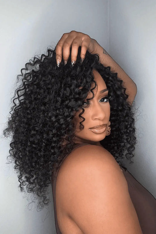 Deep Wave Curly Crochet Human Hair Miracle Knots 50g/pack