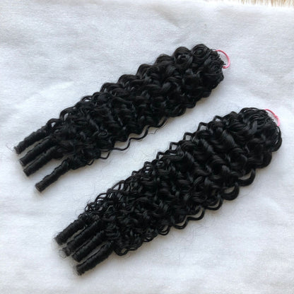 Burmese curly crochet Human hair 100g/pack