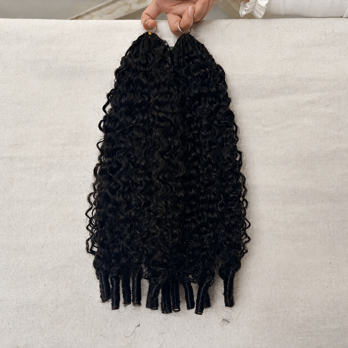 Burmese curly crochet Human hair 100g/pack