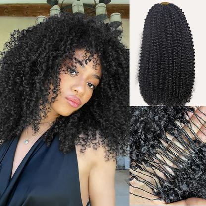 Afro Curly 4c Crochet Human Hair 100g/pack