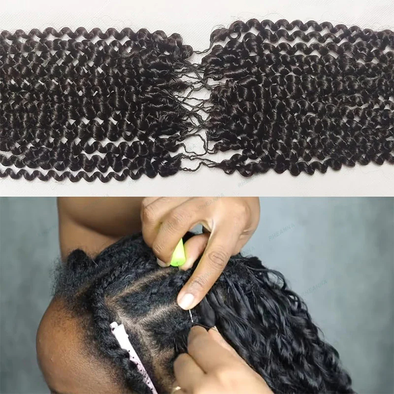 Afro Curly 4c Crochet Human Hair 100g/pack