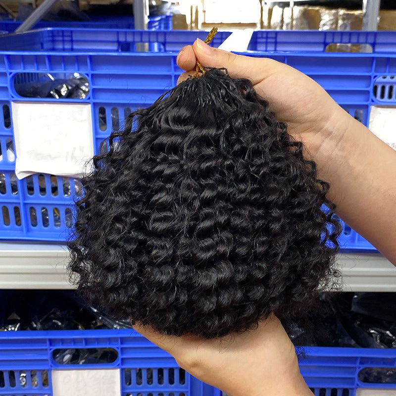 Afro Curly 4c Crochet Human Hair 100g/pack