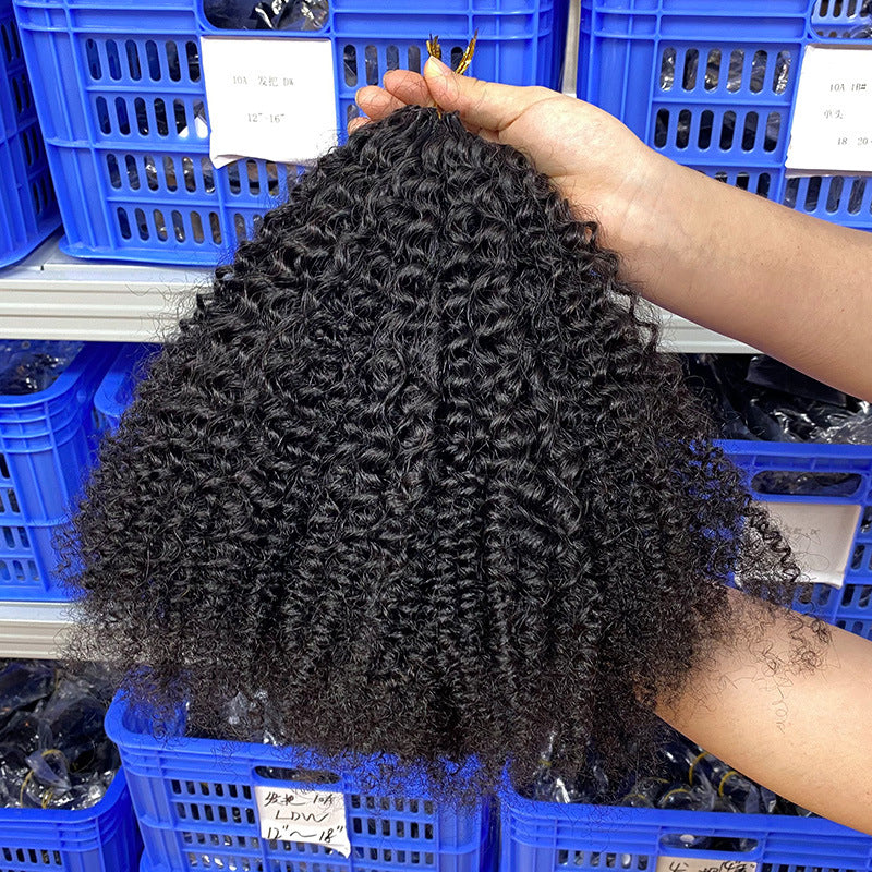 Afro Curly 4c Crochet Human Hair 100g/pack
