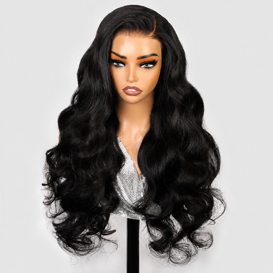 7x6 Glueless body Wave Wig Human Hair Wig wear and go