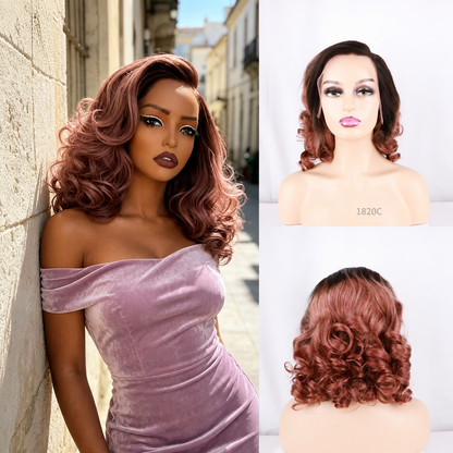 Bouncy Wig Human Hair