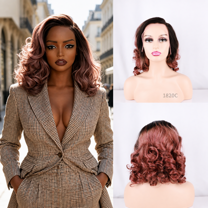 Bouncy Wig Human Hair