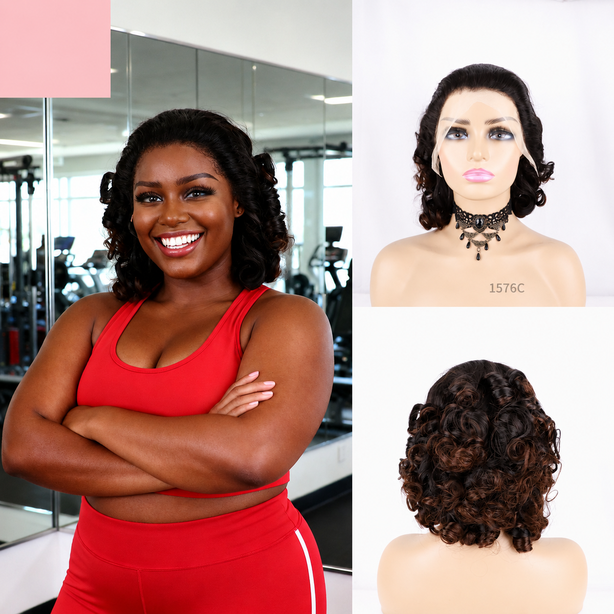 Bouncy wig