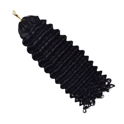 Deep Wave Curly Crochet Human Hair Miracle Knots 50g/pack