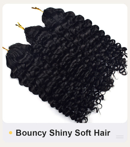 Deep Wave Curly Crochet Human Hair Miracle Knots 50g/pack