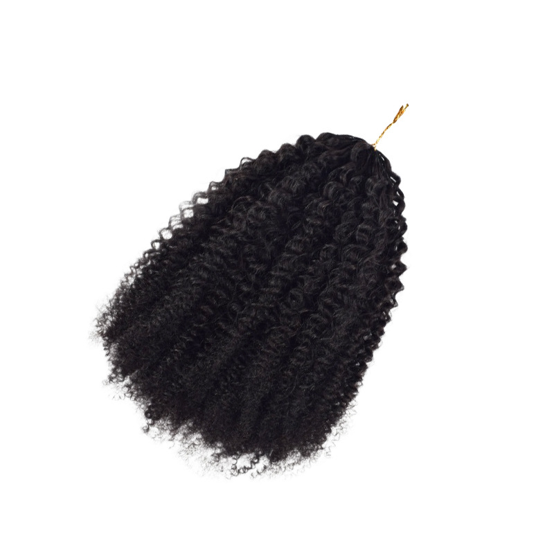 Afro Curly 4c Crochet Human Hair 100g/pack