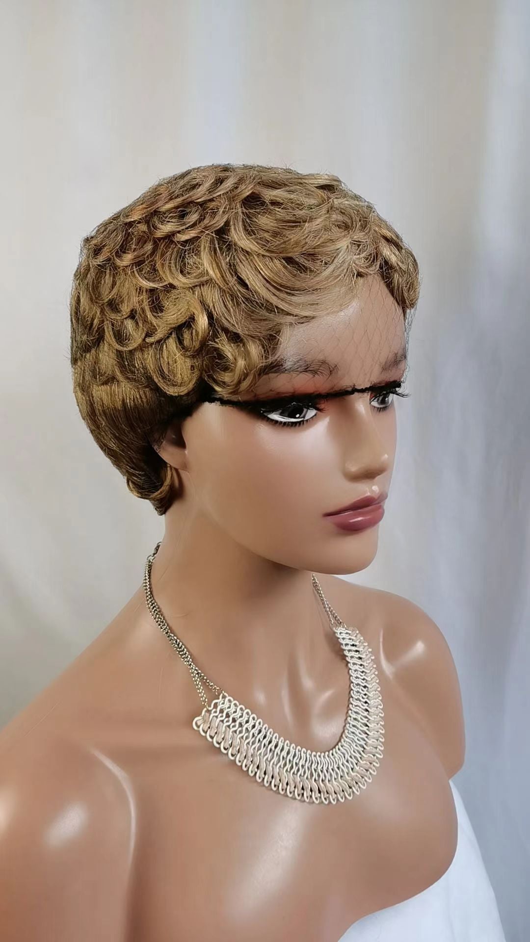 Pixie Cut Wig Human Hair Full Machine Wig