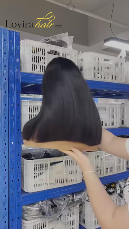 5x5 Bone Straight Wigs Human Hair Wigs