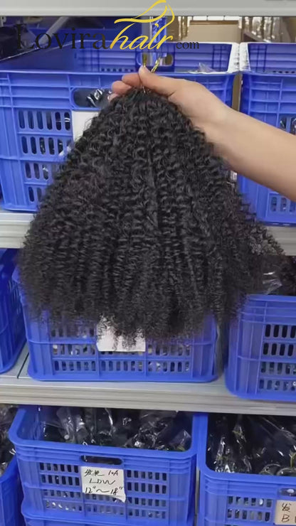 Afro Curly 4c Crochet Human Hair 100g/pack
