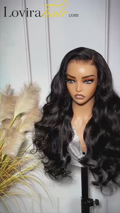 7x6 Glueless body Wave Wig Human Hair Wig wear and go