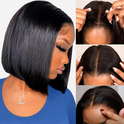 Straight Bob Wig 4x4 5x5 Closure Wig