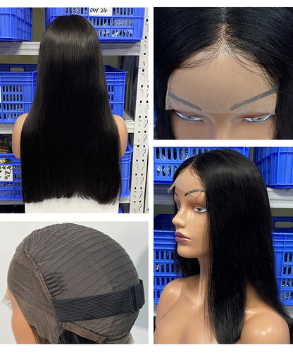 5x5 Bone Straight Wigs Human Hair Wigs