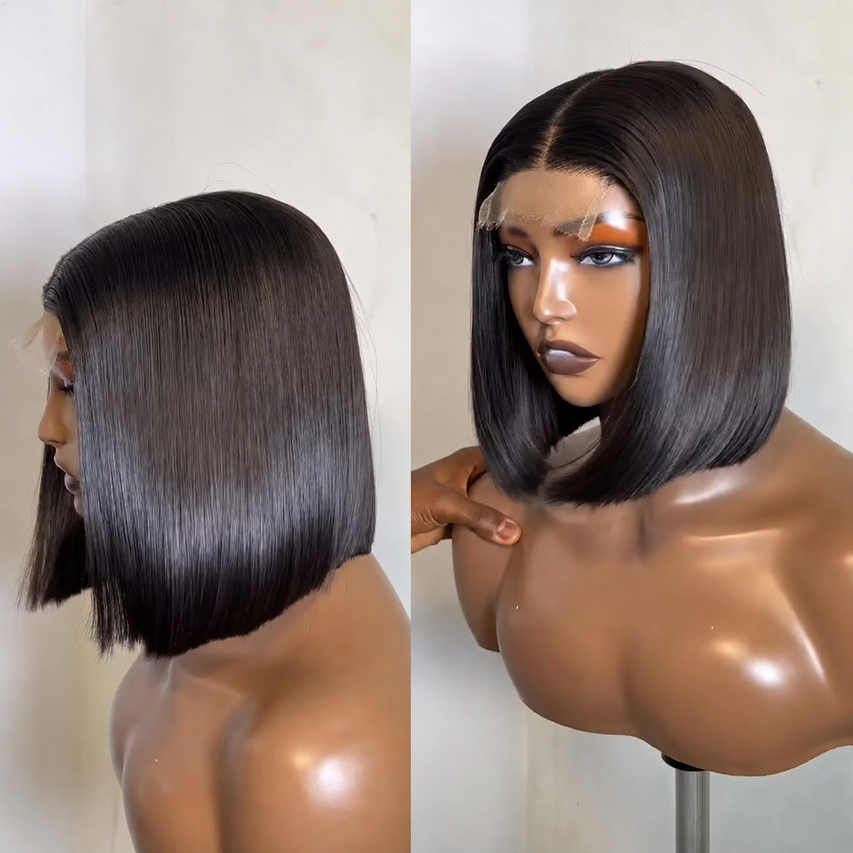 Straight Bob Wig 4x4 5x5 Closure Wig